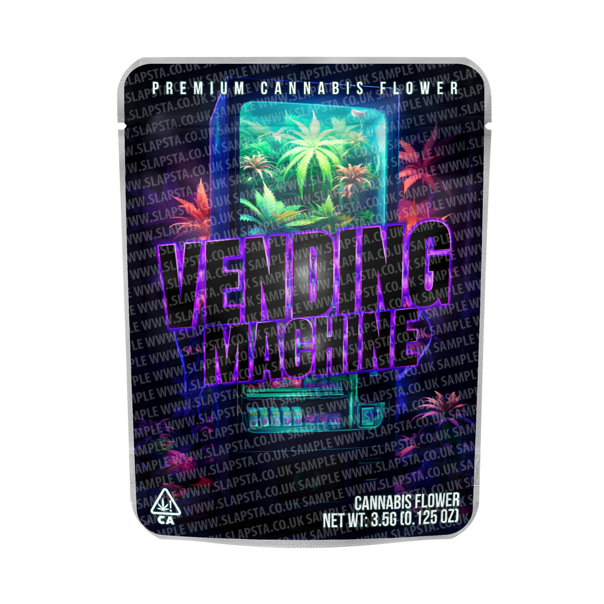 SLAPSTA - Vending Machine Mylar Pouches Pre-Labeled