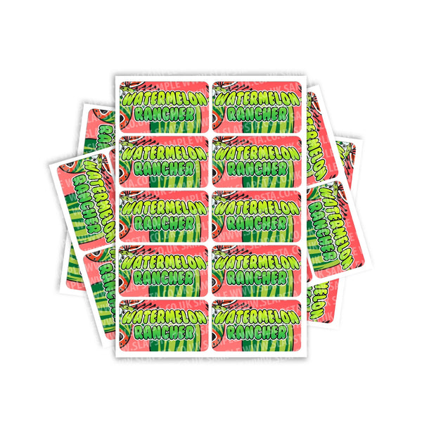 Watermelon Rancher Rectangle / Pre-Roll Label - SLAPSTA