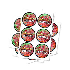 Watermelon Zkittlez Circular Stickers