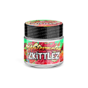 Watermelon Zkittlez Glass Jars Pre-Labeled