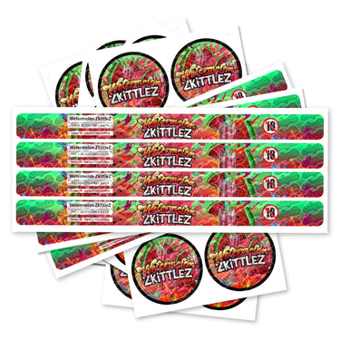Watermelon Zkittlez Pre - Labeled 3.5g Self - Seal Tins - 60pcs