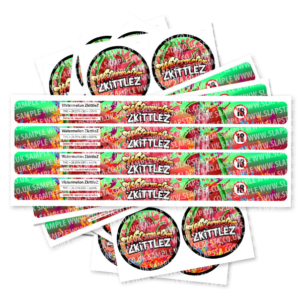 Watermelon Zkittlez Pressitin Strain Labels - SLAPSTA