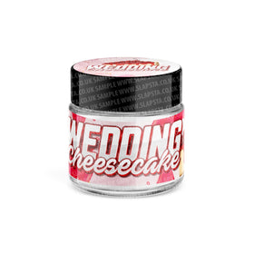 Wedding Cheesecake Glass Jars Pre-Labeled