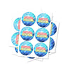Wedding Crashers Circular Stickers - 2.5cm / 25pcs