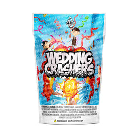 Wedding Crashers Mylar Pouches Pre-Labeled