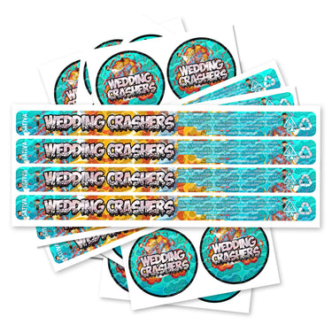Wedding Crashers Pre - Labeled 3.5g Self - Seal Tins - 60pcs