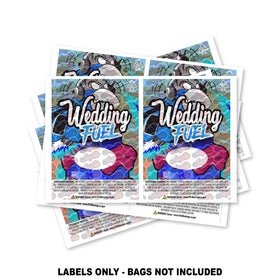 Étiquettes pour sacs Mylar Wedding Fuel UNIQUEMENT