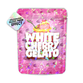 Sachets Mylar SFX pour glace à la cerise blanche pré-étiquetés