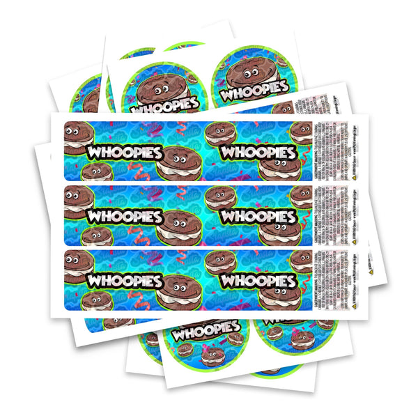 Whoopies Glass Jar / Tamper Pot Label - SLAPSTA