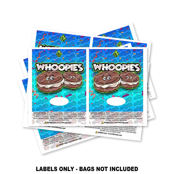 Whoopies Mylar Bag Labels ONLY - SLAPSTA