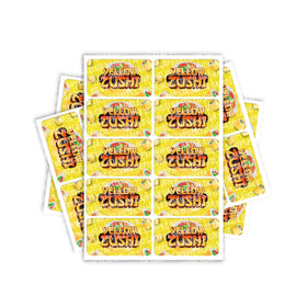 Yellow Zushi Rectangle / Pre-Roll Labels