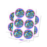 Z Cube Circular Stickers - 2.5cm