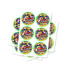 Z Cube Circular Stickers - 2.5cm