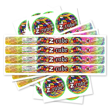 Z Cube Pre - Labeled 3.5g Self - Seal Tins - 60pcs