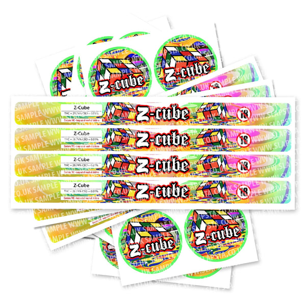 Z Cube Pressitin Strain Labels - SLAPSTA