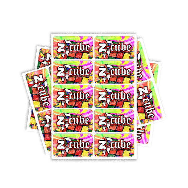 Z Cube Rectangle / Pre-Roll Labels - SLAPSTA