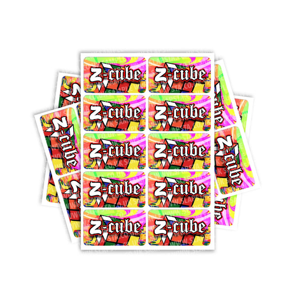 Z Cube Rectangle / Pre-Roll Labels - Pre-Roll (10.16cm x 6.7cm) / 10