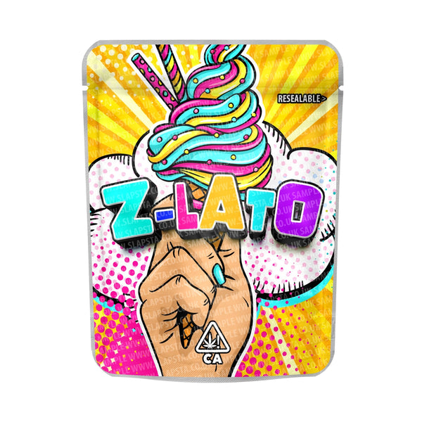 Z Lato Mylar Pouches Pre-Labeled - SLAPSTA