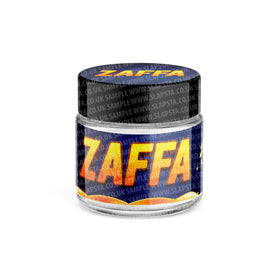 Zaffa Glass Jars Pre-Labeled