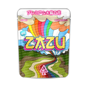 Sachets Mylar Zazu pré-étiquetés