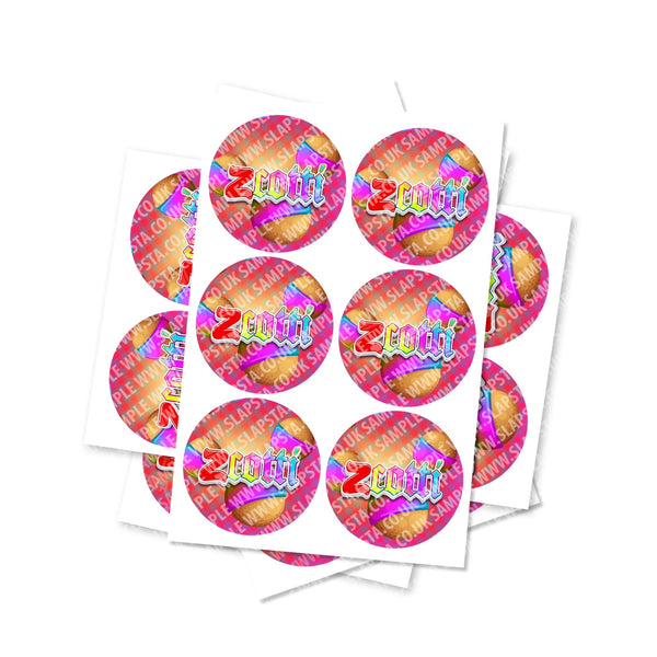 Zcotti Circular Stickers - SLAPSTA