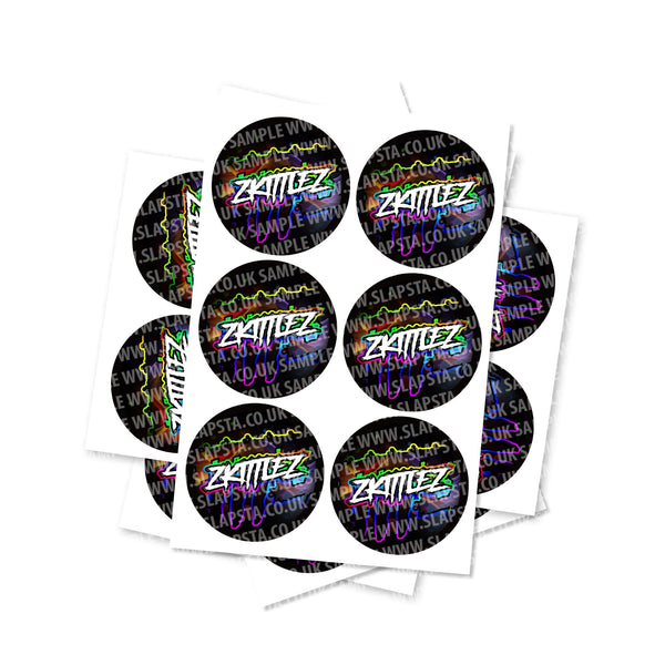 Zkittlez Circular Stickers - SLAPSTA