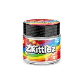 Zkittlez Glass Jars Pre-Labeled