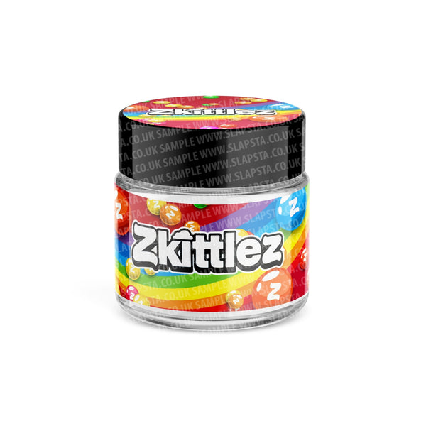 Zkittlez Glass Jars Pre-Labeled - SLAPSTA