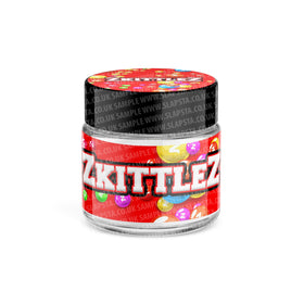 Zkittlez Glass Jars Pre-Labeled
