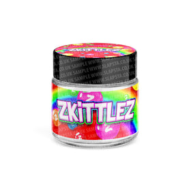 Zkittlez Glass Jars Pre-Labeled