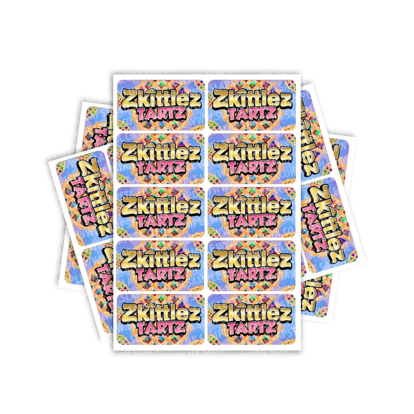 Zkittlez Tart Rectangle / Pre-Roll Labels - SLAPSTA