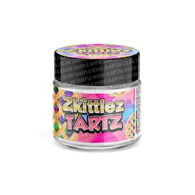 Zkittlez Tartz Glass Jars Pre-Labeled
