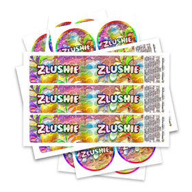 Zlushie Glass Jar / Tamper Pot Label