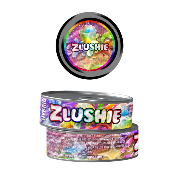 Zlushie Pre-Labeled 3.5g Self-Seal Tins - SLAPSTA