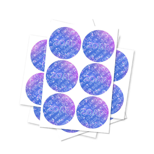 Zoap Circular Stickers - SLAPSTA