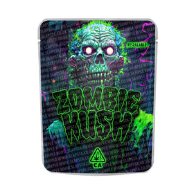 Pochettes Mylar Zombie Kush pré-étiquetées 