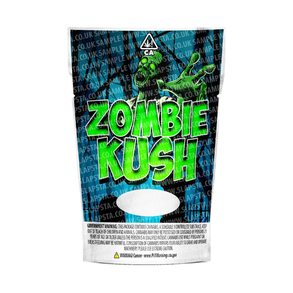 Zombie Kush Mylar Pouches Pre-Labeled - SLAPSTA