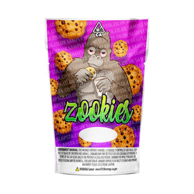 Zookies Mylar Pouches Pre-Labeled