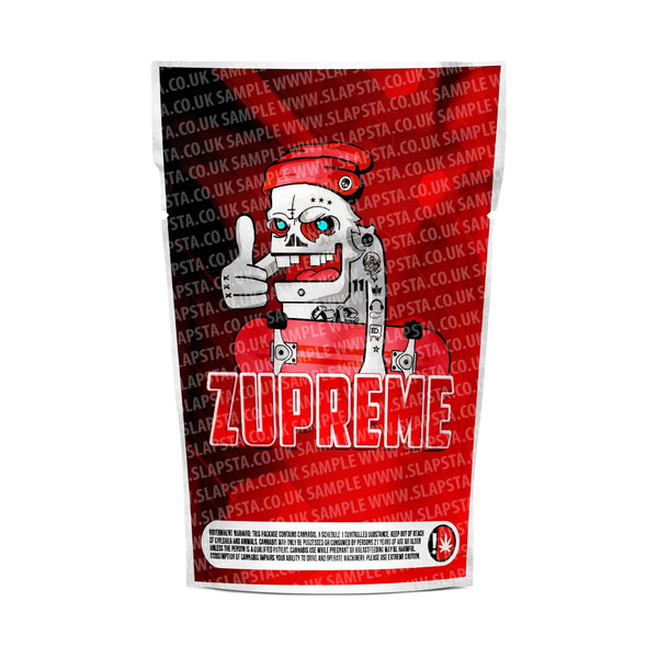 Zupreme Mylar Pouches Pre-Labeled - SLAPSTA