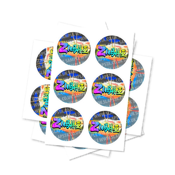 Zushi Circular Stickers - SLAPSTA