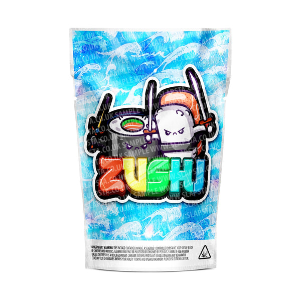 Zushi Mylar Pouches Pre-Labeled - SLAPSTA